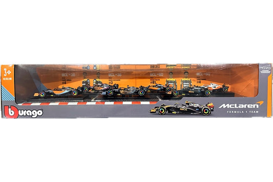 Bburago McLaren Formula Racing 1:43 Die-Cast 6-Pack product photo