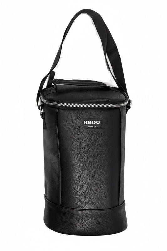 Igloo Luxe 2-bottle cooler bag in black