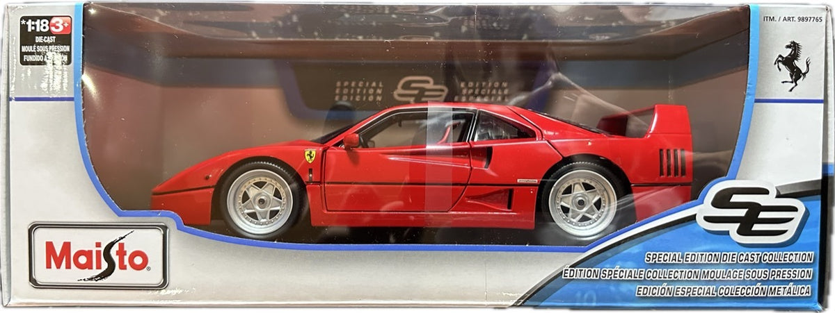 Maisto Ferrari F40 (1987) 1:18 Scale Die-Cast Model product photo 5