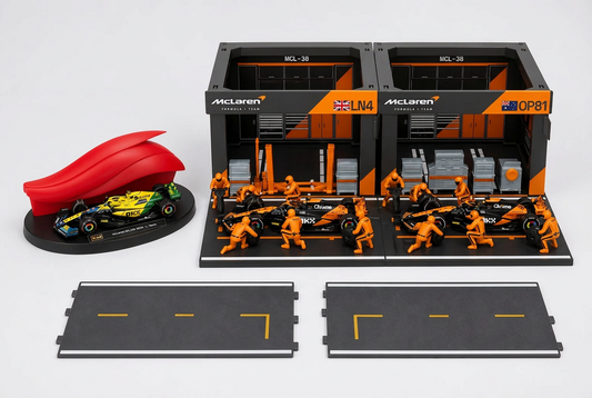 Bburago 1:43 McLaren Formula Racing Paddock & 6-Car Collection Set product photo 2