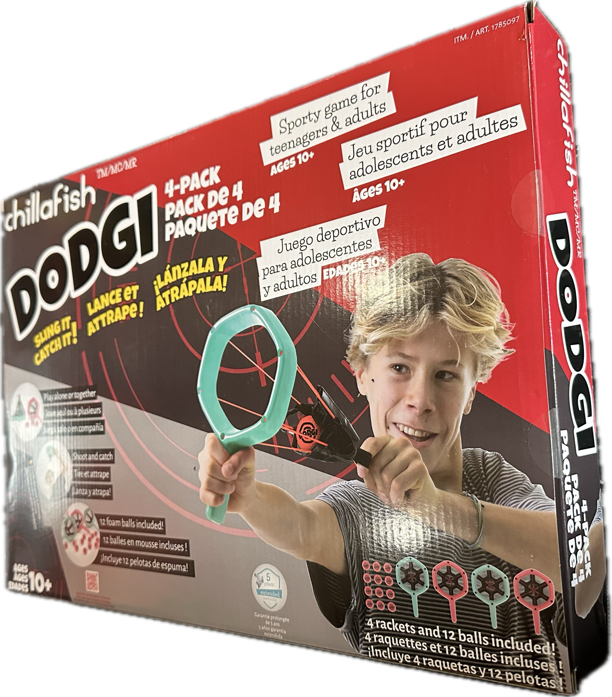 Chillafish Dodgi Sling-and-Catch Game 4-Pack, Ages 10+ product photo 5