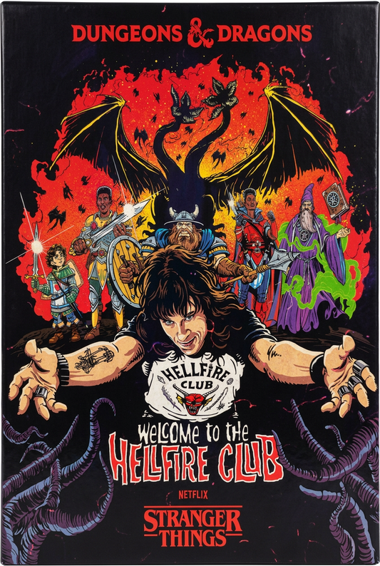 Front of the sealed Dungeons & Dragons Stranger Things game box