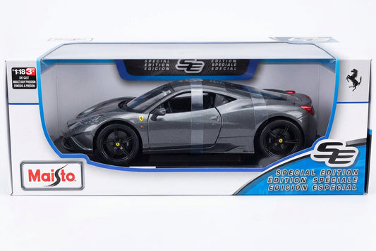 Maisto Special Edition grey 1:18 die-cast toy car in box