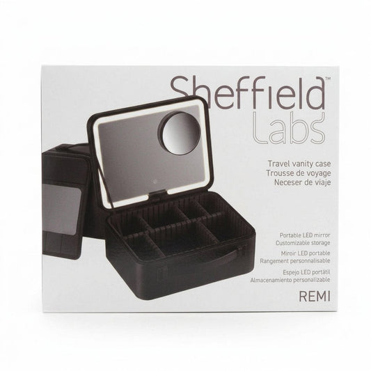 Sheffield Labs REMI travel vanity case retail package