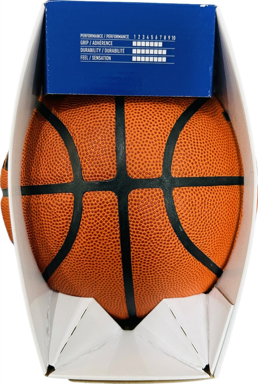 Wilson NBA Trophy Series basketball texture and channel detail