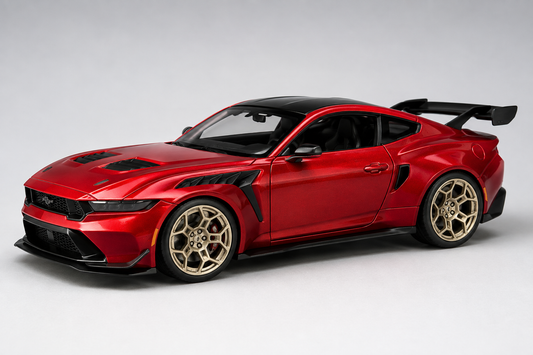 Maisto 2025 Ford Mustang GTD Red 1:18 Scale Die-Cast Model product photo 1