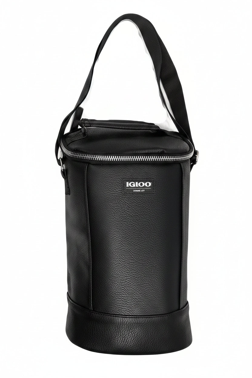 Igloo Luxe 2-bottle cooler bag in black