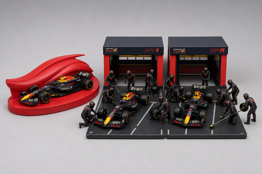 Bburago 1:43 Red Bull Formula Racing Paddock product photo 1