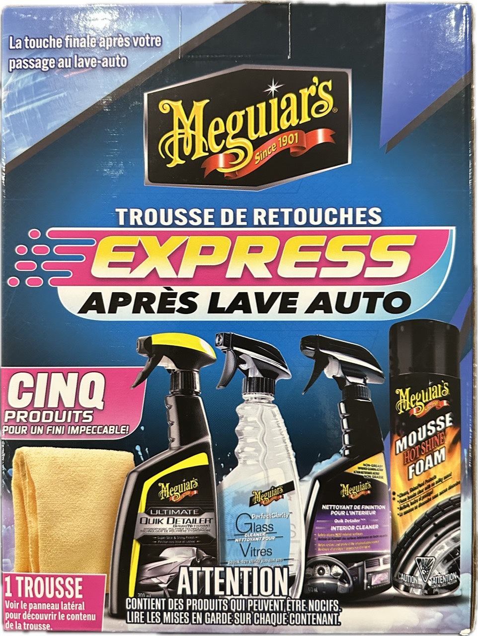 Meguiar's Drive-Thru Car Wash Express Touch-Up Kit - 5-Piece Set product photo 2