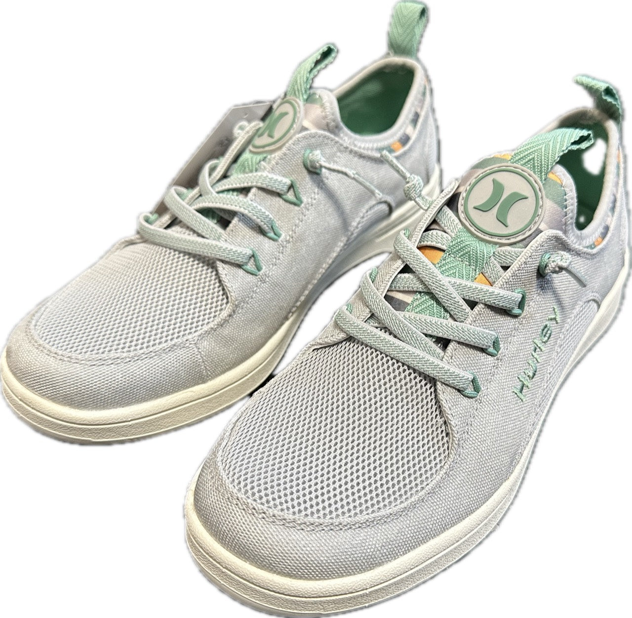 Hurley Castaic Womens Casual Shoe - Grey/Green product photo 4