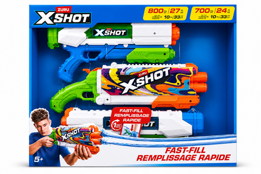 Ensemble de pistolet à eau à remplissage rapide Zuru X-Shot