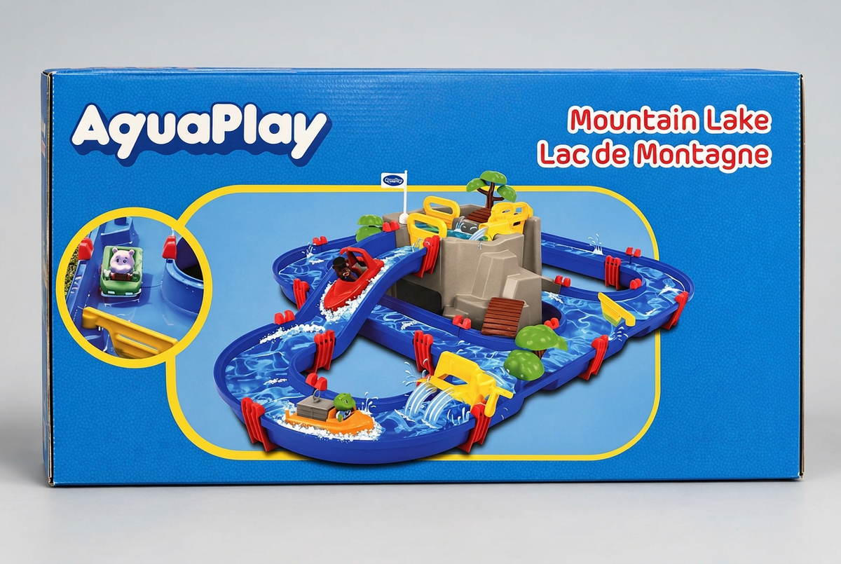 AquaPlay Mountain Lake Water Playset - 70 Pieces, Ages 3+ product photo 1