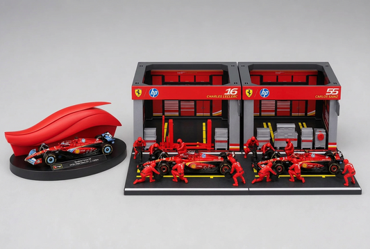 Bburago 1:43 Ferrari Formula Racing Paddock product photo 1