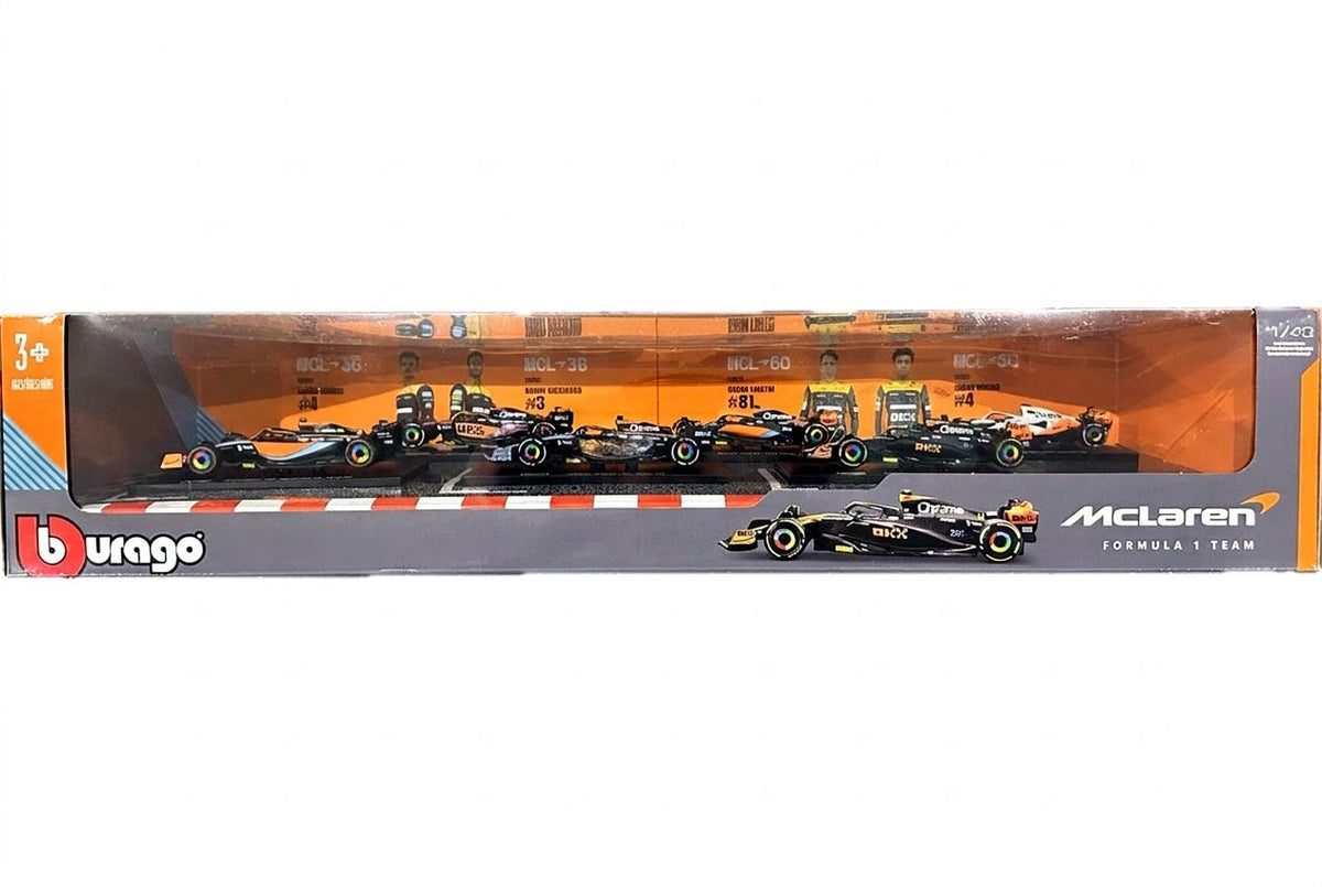Bburago 1:43 McLaren Formula Racing Paddock & 6-Car Collection Set product photo 3