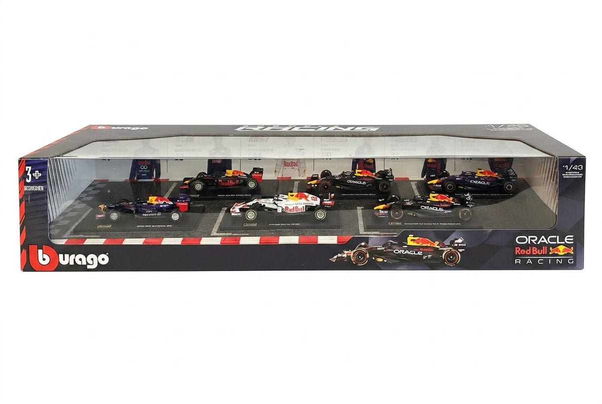 Bburago 1:43 Oracle Red Bull Racing Paddock & 6-Car Collection Set product photo 3