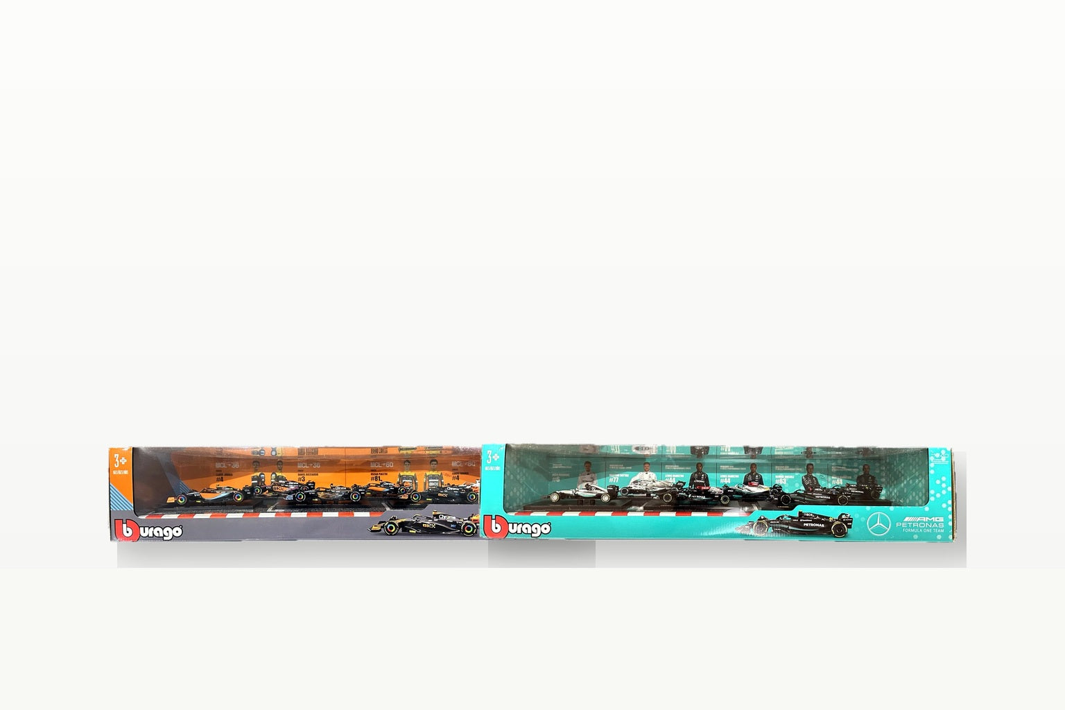 Bburago F1 Rivals 1:43 Die-Cast Bundle - McLaren & Mercedes bundle hero image