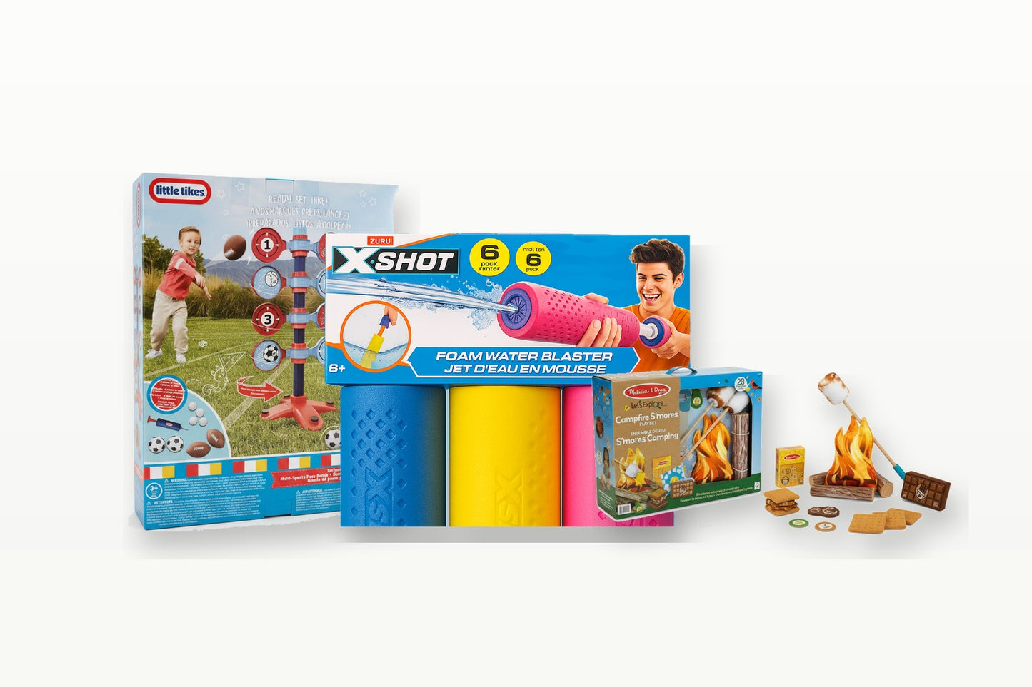 Outdoor Family Play Bundle - Sports, Water Blasters & Pretend Campfire bundle hero image