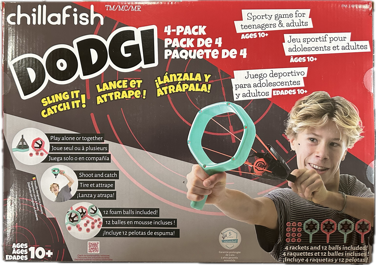 Chillafish Dodgi Sling-and-Catch Game 4-Pack, Ages 10+ product photo 4