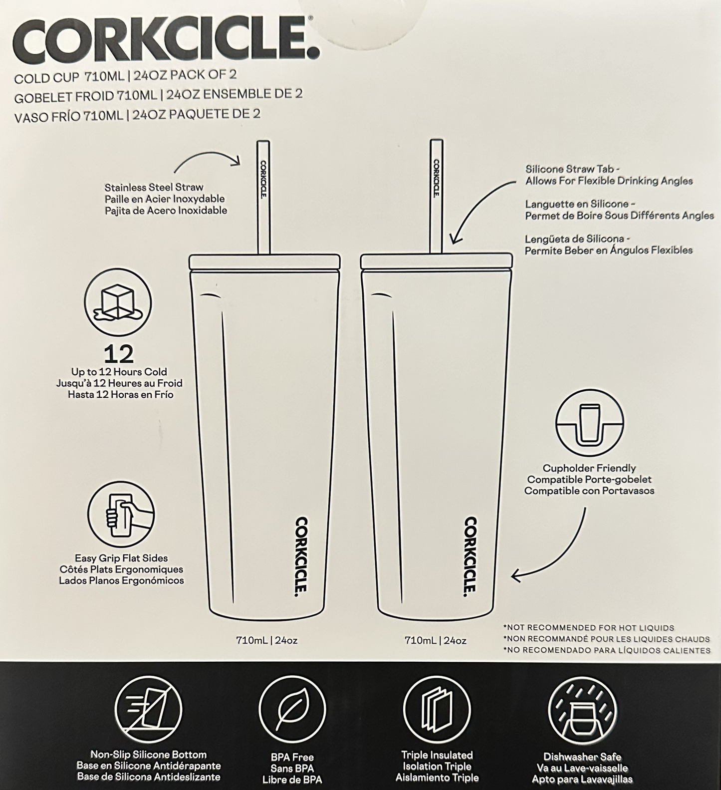 Corkcicle Cold Cup 24 oz 2-Pack product photo 5