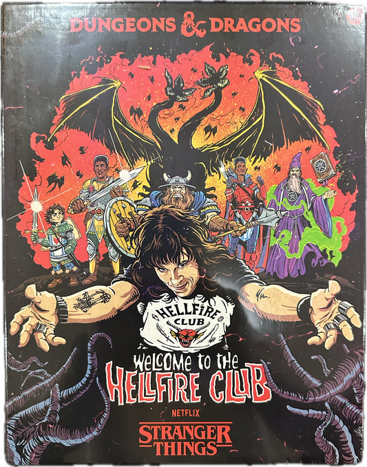 Front of the sealed Dungeons & Dragons Stranger Things game box