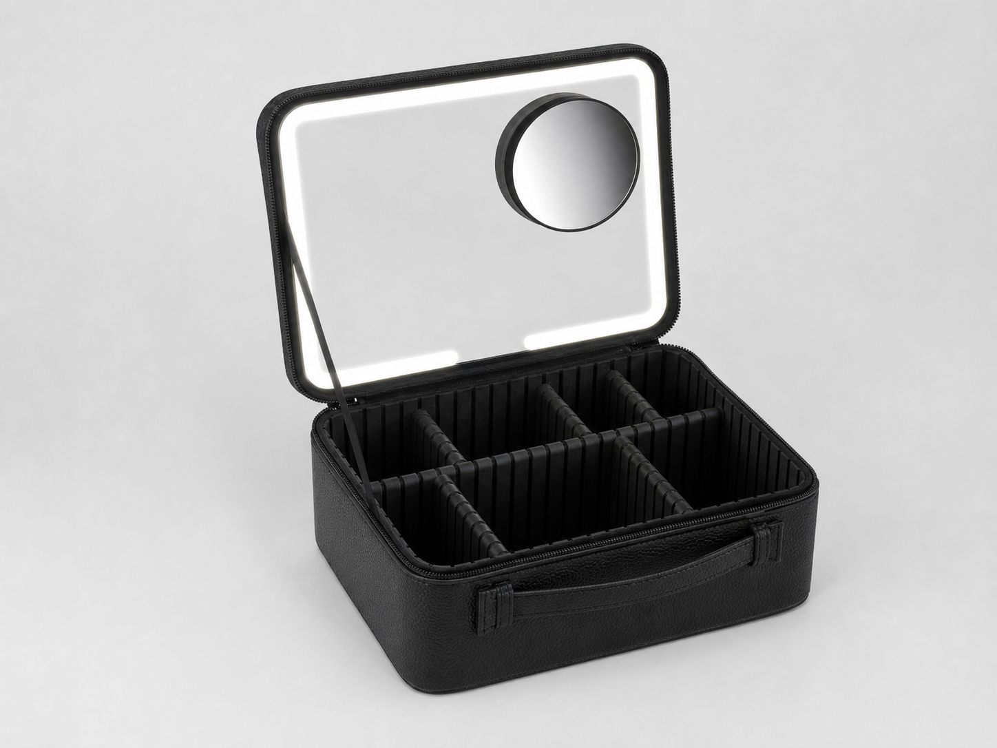 Sheffield Labs REMI travel vanity case with LED mirror