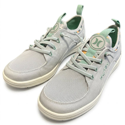 Hurley Castaic Womens Casual Shoe - Grey/Green product photo 4