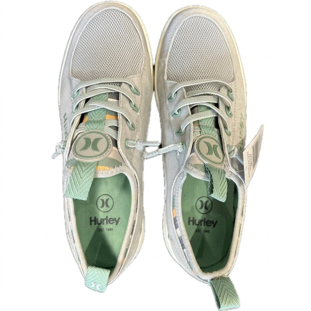 Hurley Castaic Womens Casual Shoe - Grey/Green product photo 5