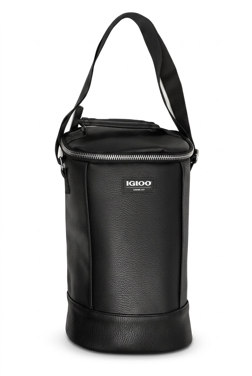 Igloo Luxe 2-bottle cooler bag in black