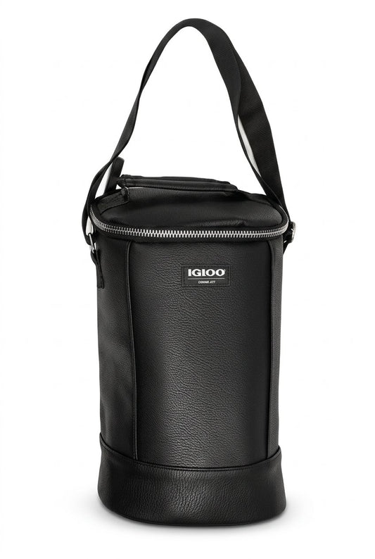 Igloo Luxe 2-bottle cooler bag in black