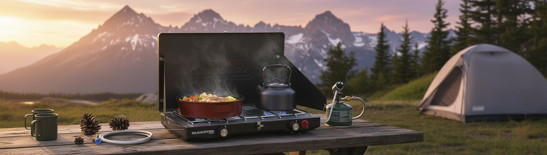 Coleman Gladiator Stove Hero Image