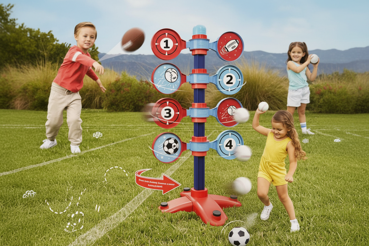 Little Tikes TotSports Multi-Sports Pass Battle Set product photo 1