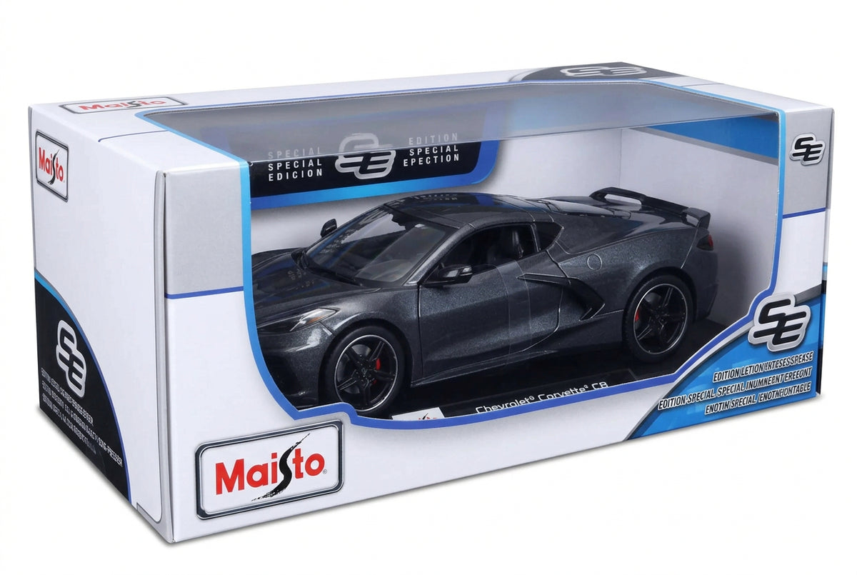 Side angle of the Maisto Special Edition Corvette Stingray 1:18 window box