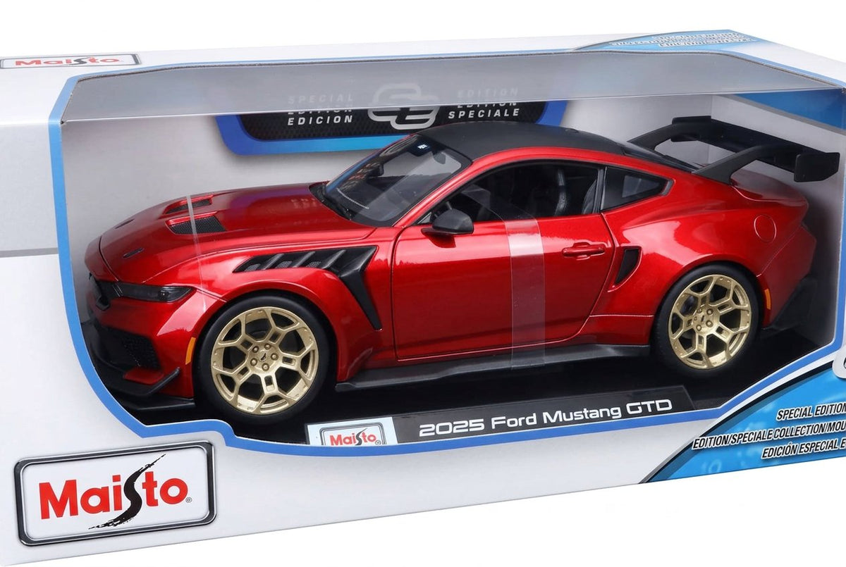 Maisto 2025 Ford Mustang GTD Red 1:18 Scale Die-Cast Model product photo 5
