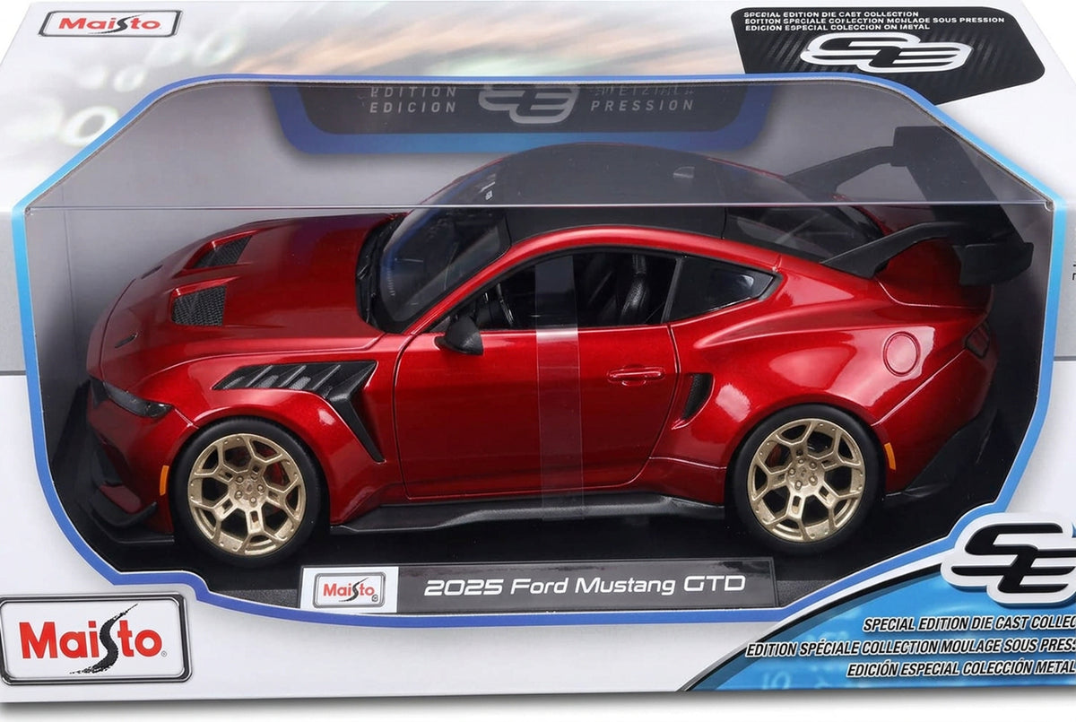 Maisto 2025 Ford Mustang GTD Red 1:18 Scale Die-Cast Model product photo 6