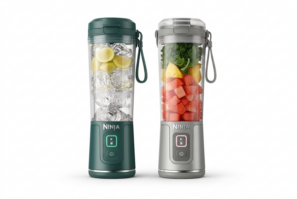 Ninja Blast Portable Blender 2-Pack - Teal and Gray