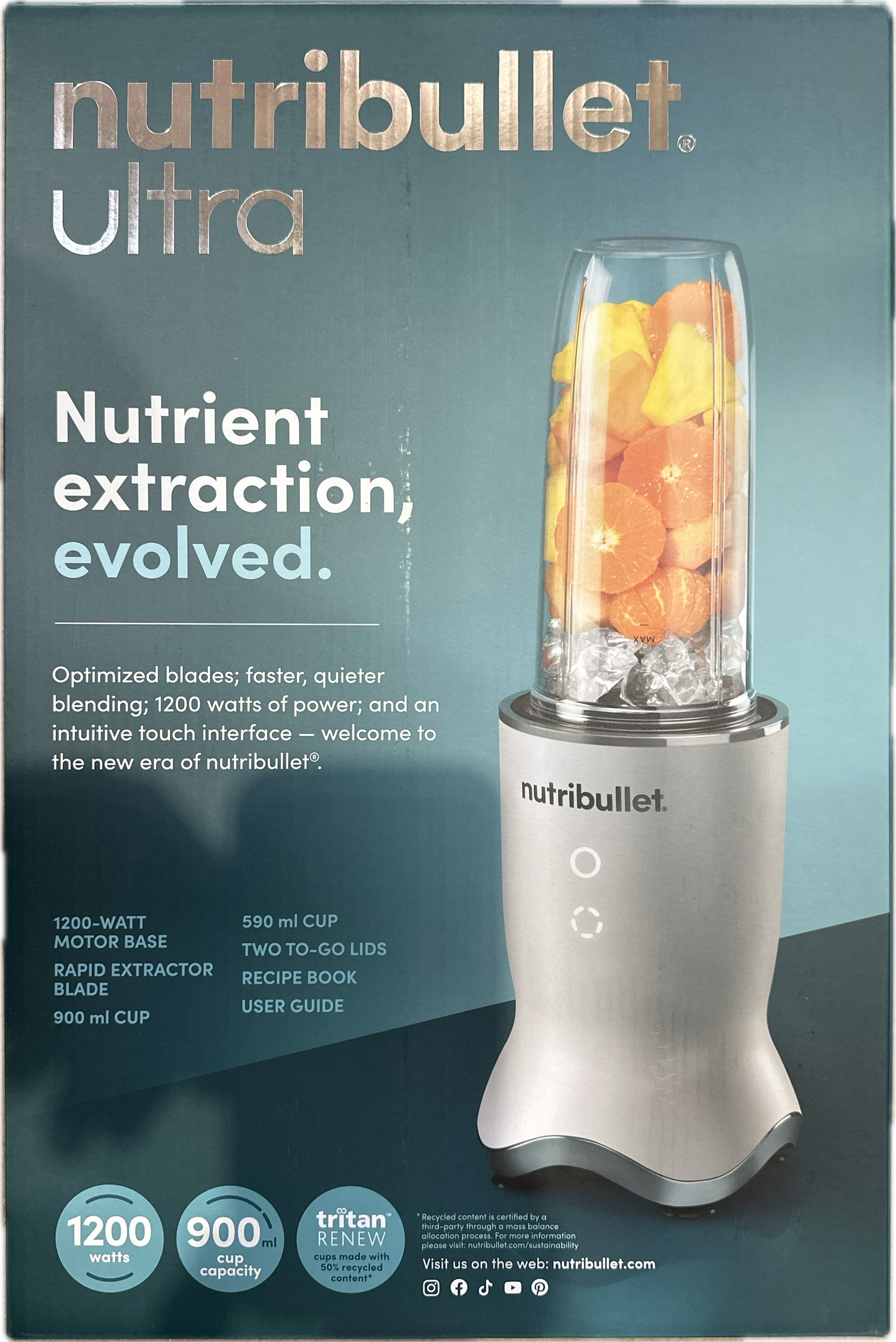 Nutribullet Ultra Blender - Pearl White product photo 2