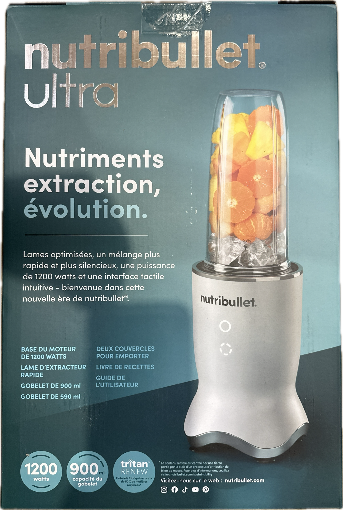 Nutribullet Ultra Blender - Pearl White product photo 4
