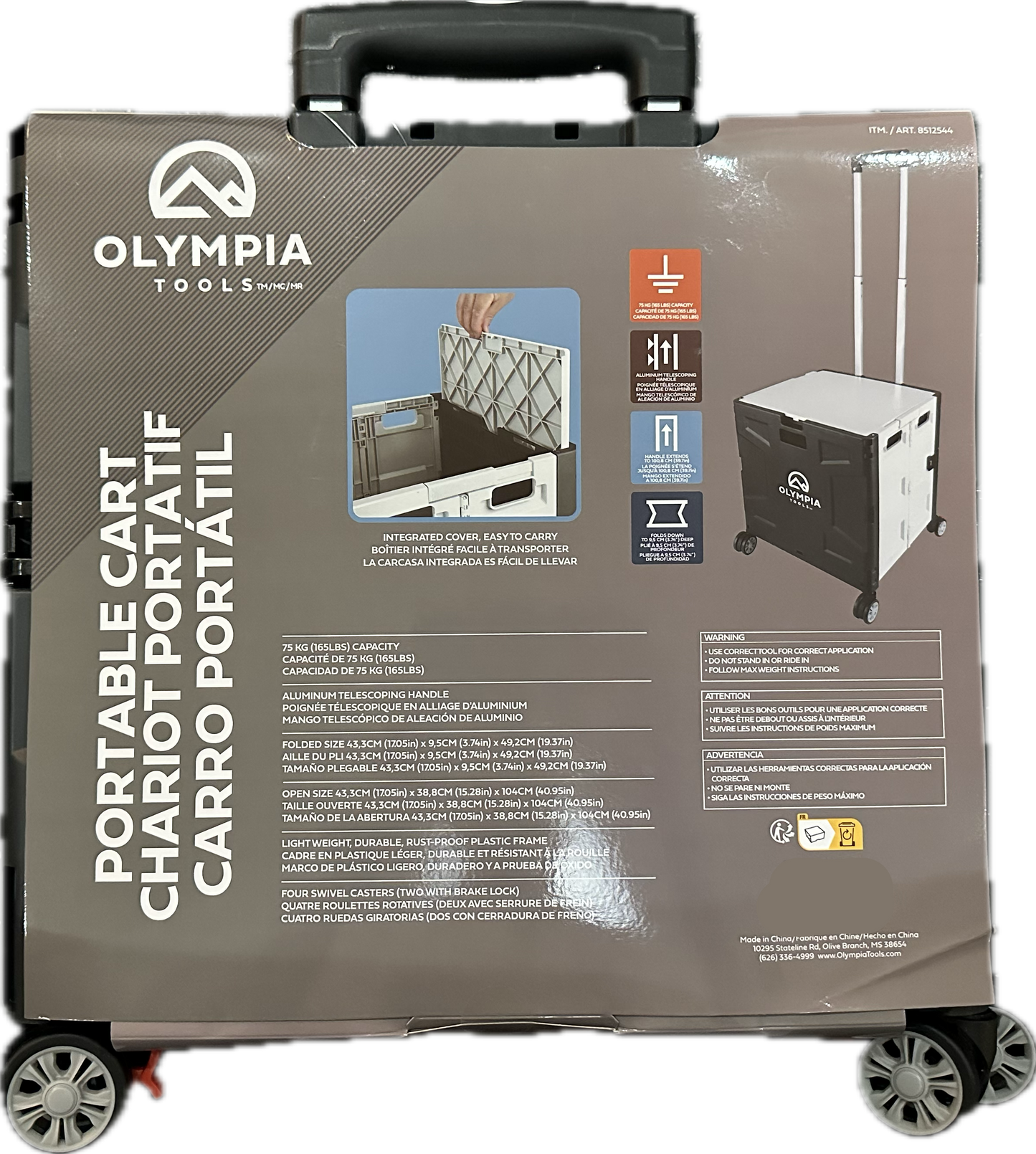 Olympia Tools Portable Cart - 60 L product photo 3
