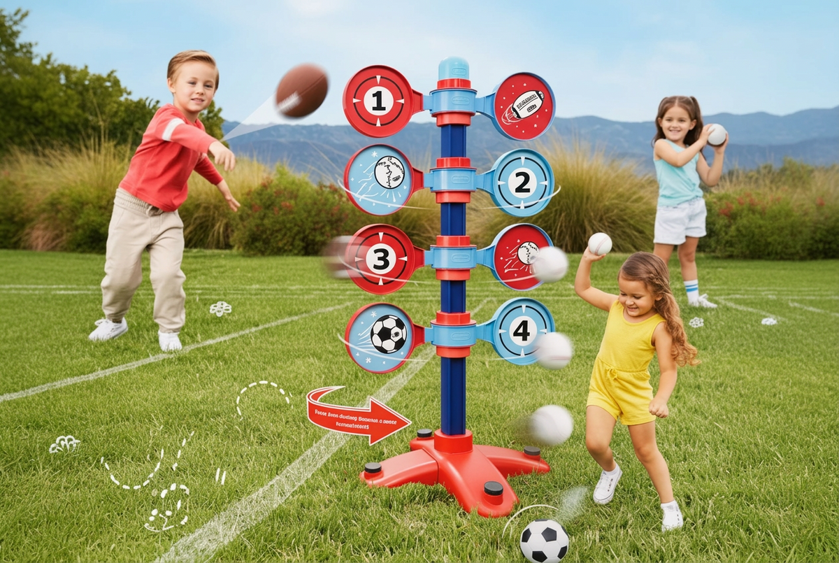 Little Tikes TotSports Multi-Sports Pass Battle Set