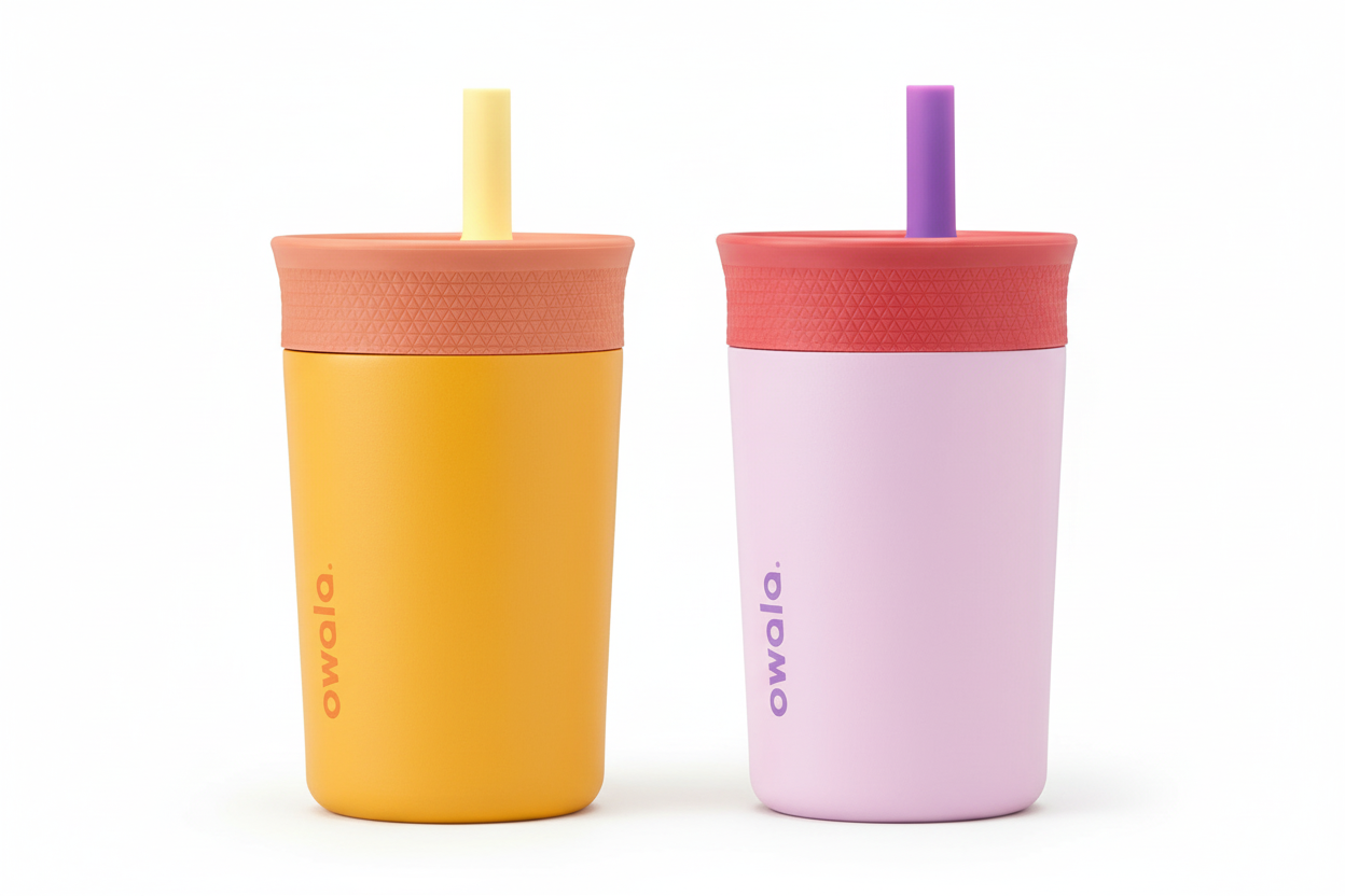 Gobelet isotherme Owala pour enfants – 355 ml (paquet de 2)