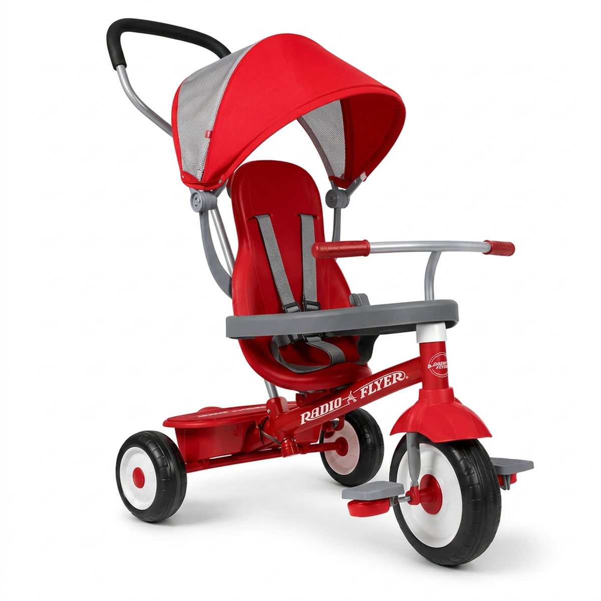 Radio Flyer 4-in-1 Stroll 'N Trike - Red Toddler Tricycle product photo 1