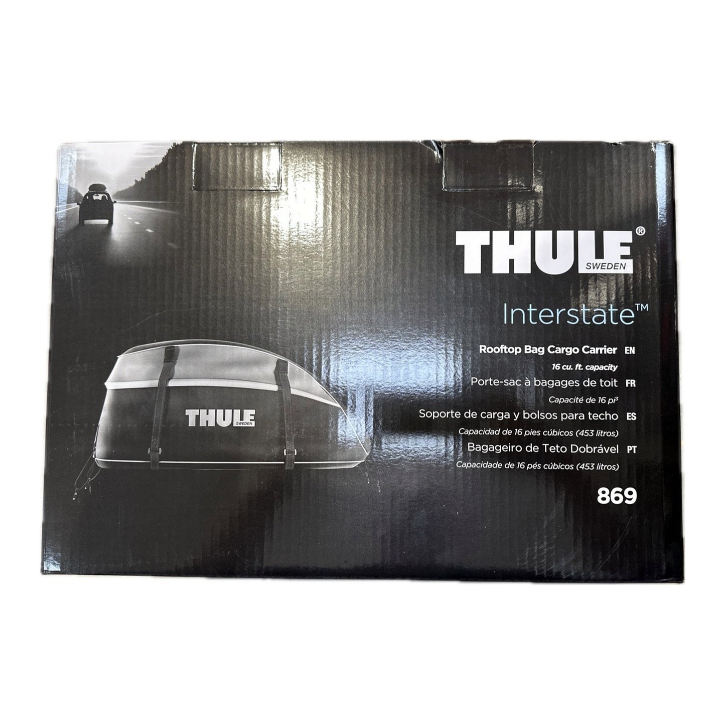 Thule Interstate rooftop bag cargo carrier package front