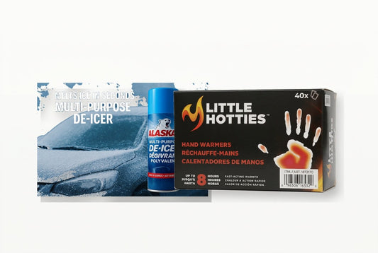 Winter Car Comfort Kit - De-Icer & Hand Warmers bundle hero image