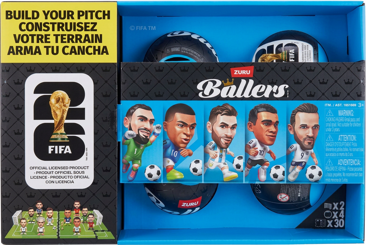 ZURU FIFA World Cup 2026 Ballers Collectible Figures - 4 Pack product photo 2